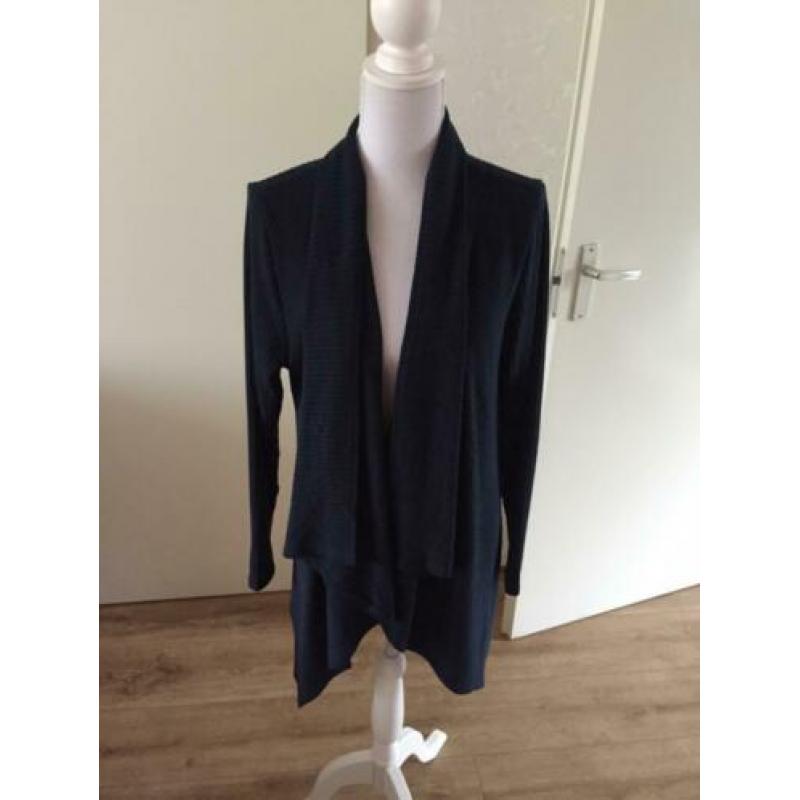433. Ivy Bella Vest Blauw nieuw maat 44