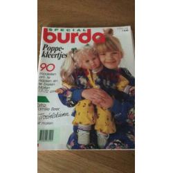 5x Burda poppenkleertjes