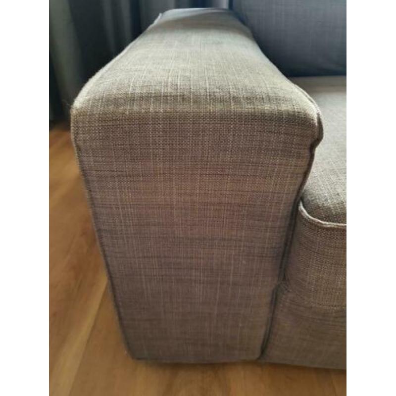 3zitsbank taupe/bruin gratis op te halen