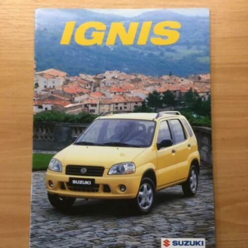 Autofolder/Brochure Suzuki Ignis 2002 16 pagina's