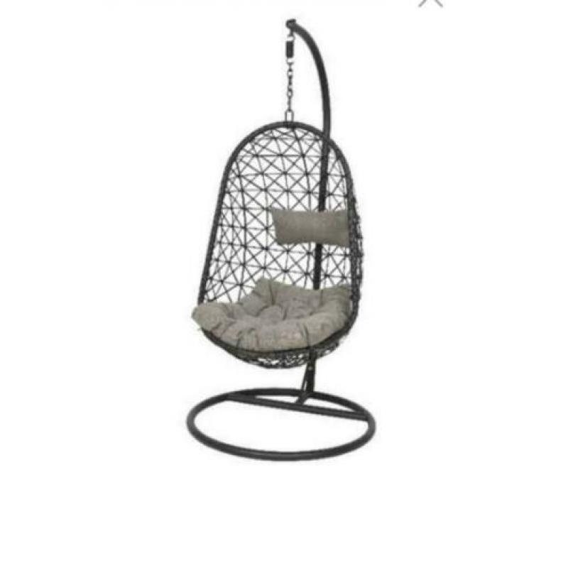 Hangstoel Wicker (Jeans details) zgan 6 mnd oud