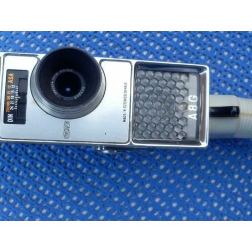 A8G filmcamera met een Meopta Mira 2.8 / 12,5 lens
