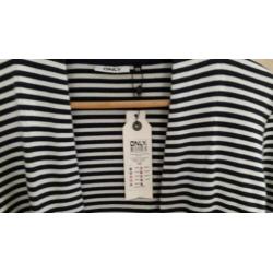 Nieuw gestreepte only vest mt xs
