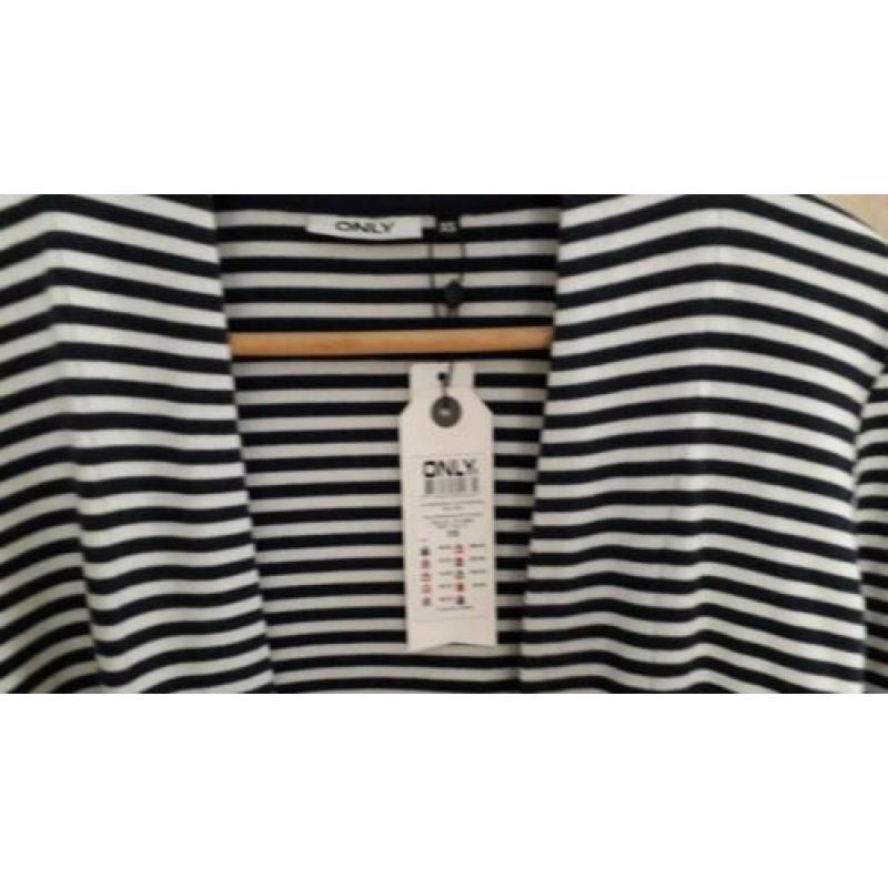 Nieuw gestreepte only vest mt xs