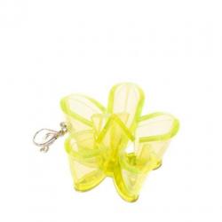 Oorbel DSQUARED2 Geel fluor grote bloem