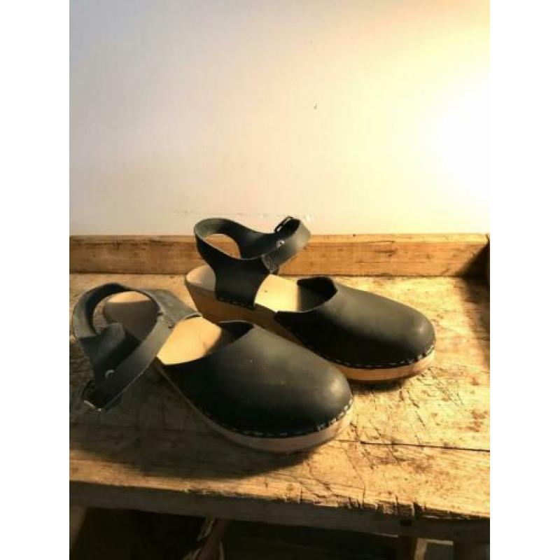 Sanita achtig Zweedse dames klompjes, vintage, retro 40