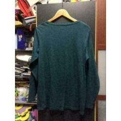 Donkere groen dames top , maat; l
