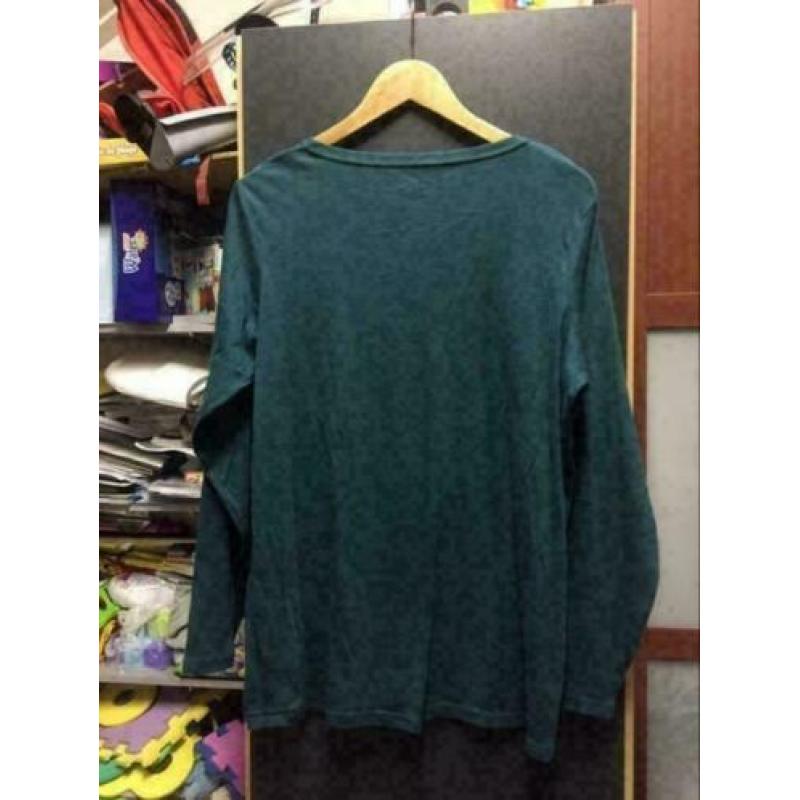Donkere groen dames top , maat; l