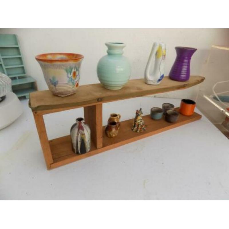 bloempot standaard strijkplank rek plantenstandaard vintage