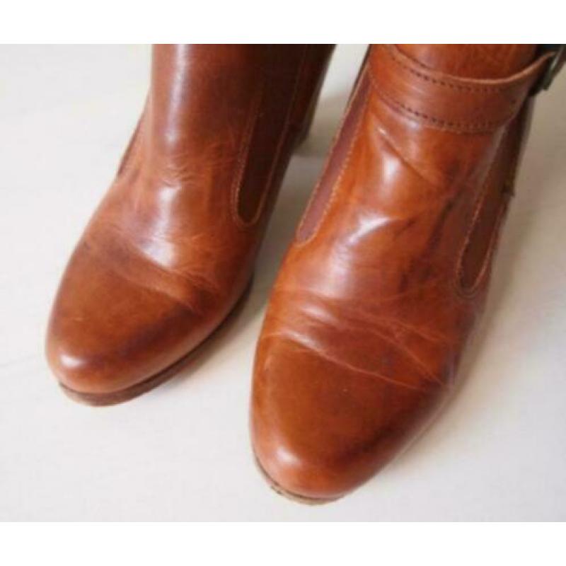 Sacha leren damesschoenen bruin maat 39