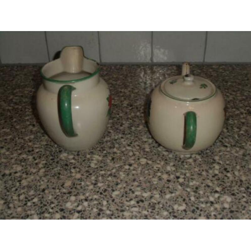 Creme emaille set