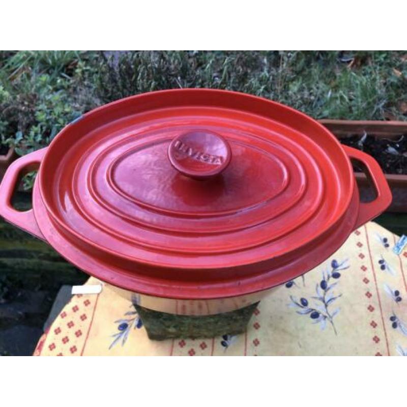 Invicta ovalen geemailleerde braadpan 27 cm Nieuwstaat