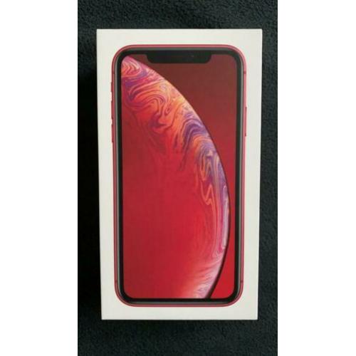 Rode Apple iPhone XR 128GB. Zo goed als nieuw.