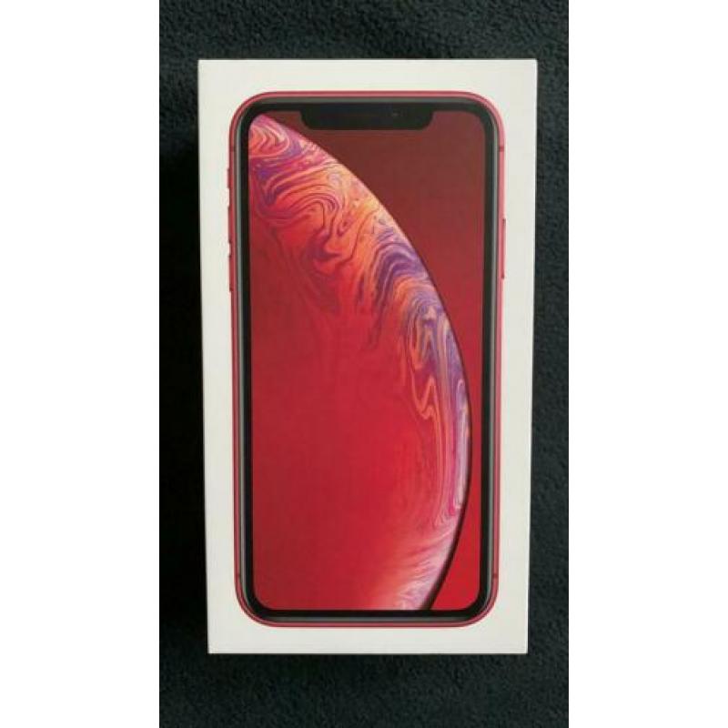 Rode Apple iPhone XR 128GB. Zo goed als nieuw.