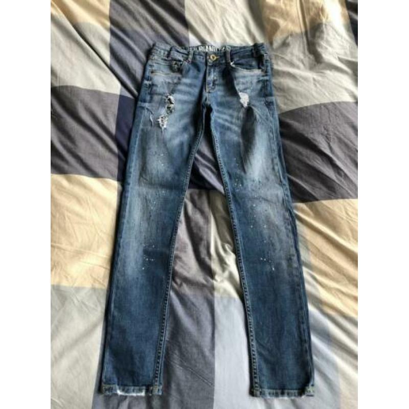 Coole blauwe spijkerbroek Gabbiano Skinny FIt 176