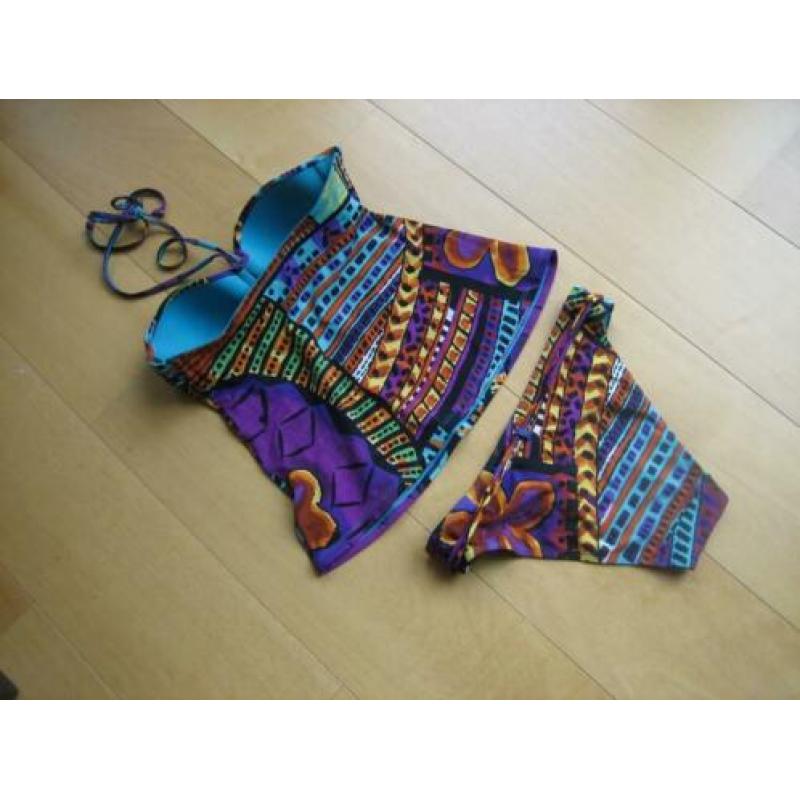 Exclusieve bont gekleurde tankini LINGA DORE 38 snazzeys