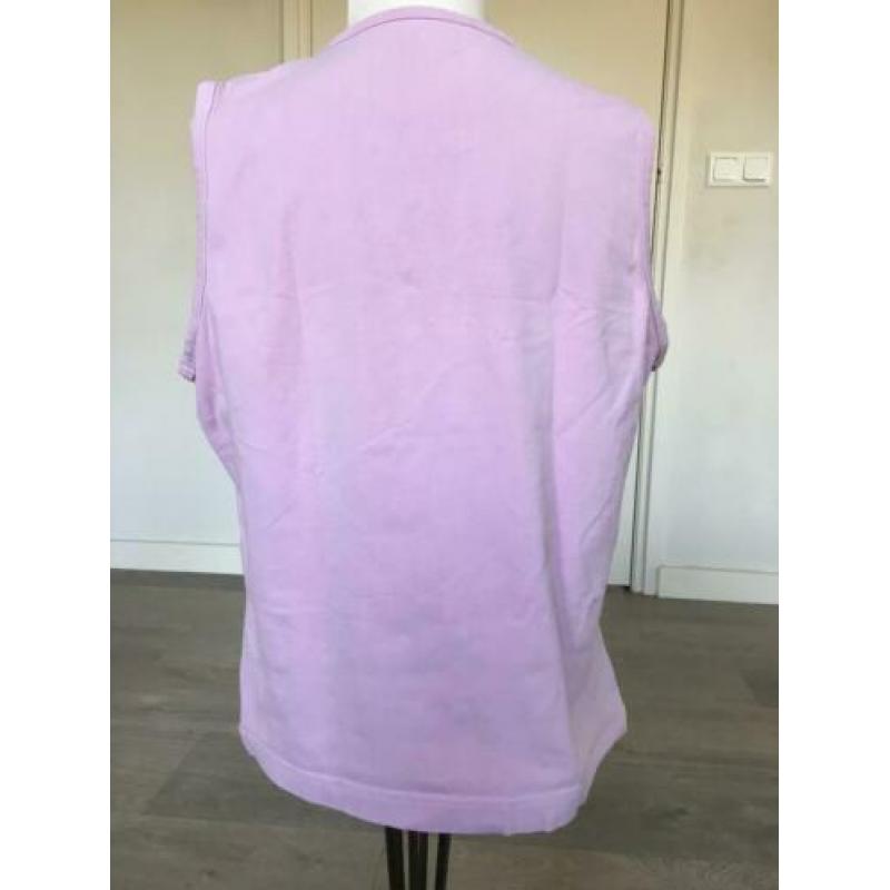 ESP / ESPRIT (sport) shirt roze + stretch mt 44 netjes D3