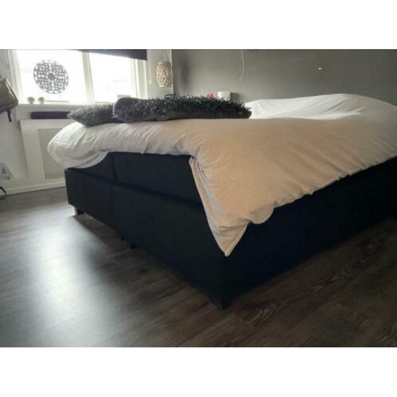 Karlsson Beter Bed boxspring Arendal graphite/zwart 90x200