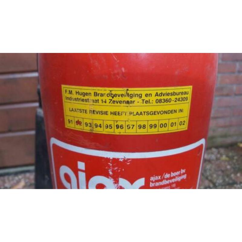 Oude Ajax koolzuursneeuwblusser.