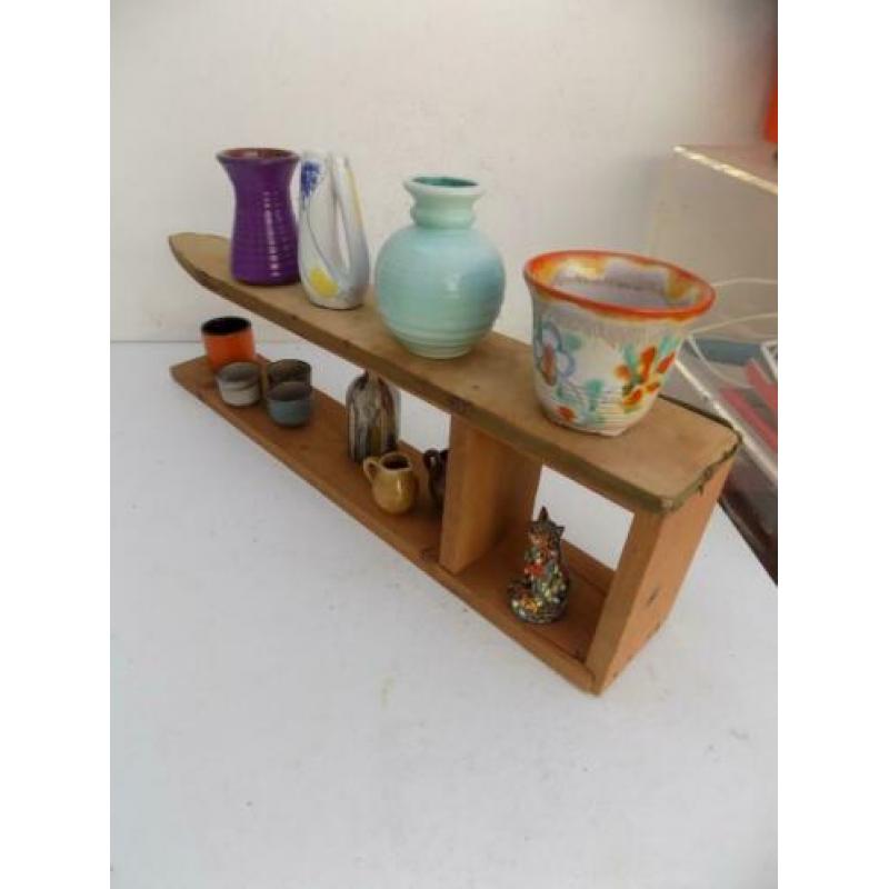 bloempot standaard strijkplank rek plantenstandaard vintage