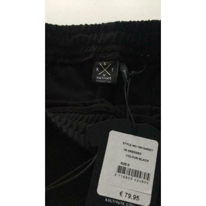 Kultivate pantalon maat S zwart (nieuw)