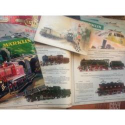 Oude Märklin brochures, folders en catalogi