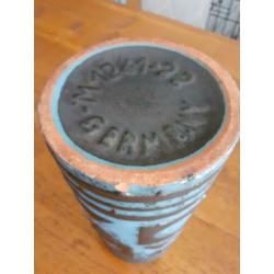 Retro West Germany vaas 1241-22 blauw