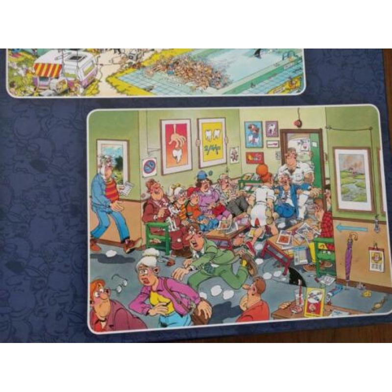 Jan van Haasteren, 3x 500 stukjes puzzel