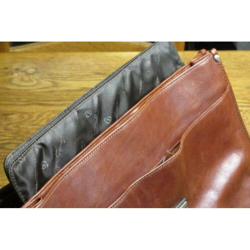 Castelijn & Beerens Aktetas 'Verona 15.6' Laptoptas Leer C&B