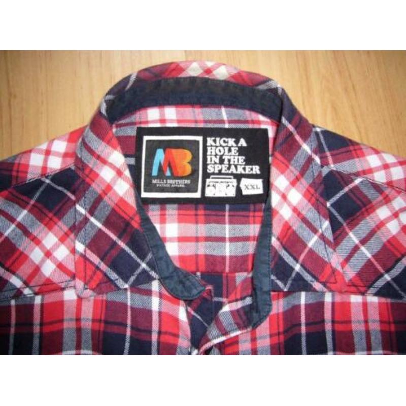 Blouse, merk MILLS BROTHERS, maat XXL, in hele goede staat