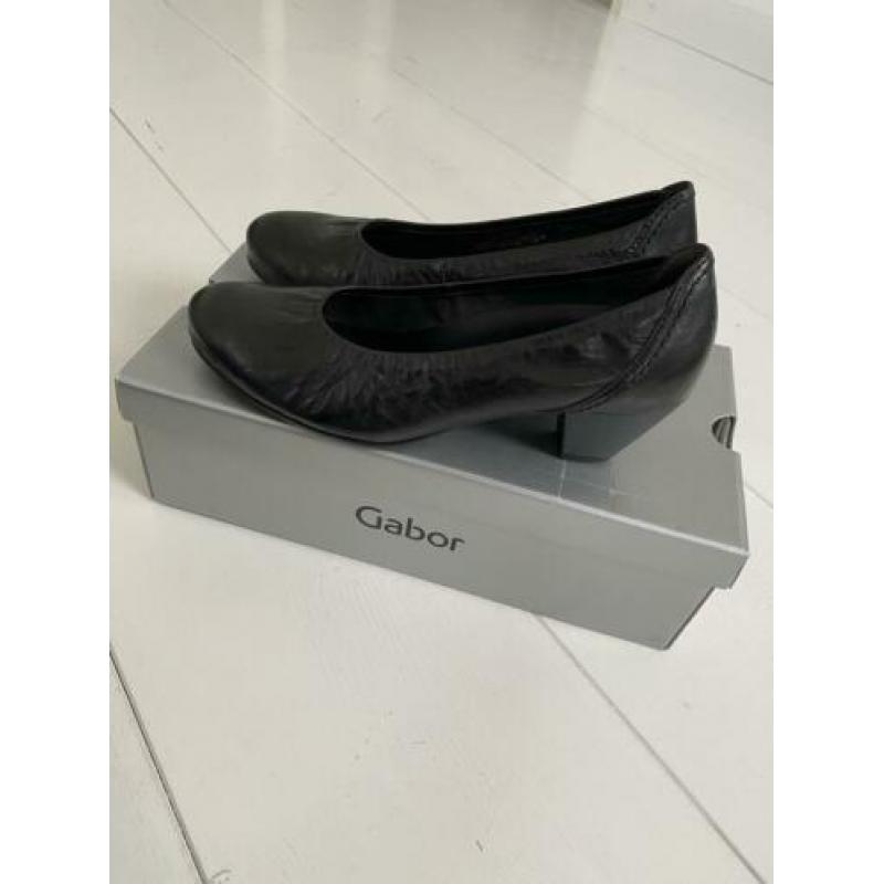 Gabor comfort pumps zwart maat 37 leer NIEUW!