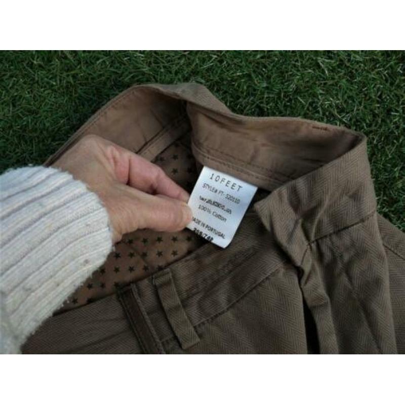 beige 10 FEET broek maat 28/S lengte 30 als nieuw