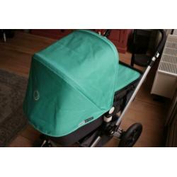 Bugaboo Cameleon Bekledingset Groen, zonnekap en wiegdekje