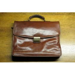 Castelijn & Beerens Aktetas 'Verona 15.6' Laptoptas Leer C&B