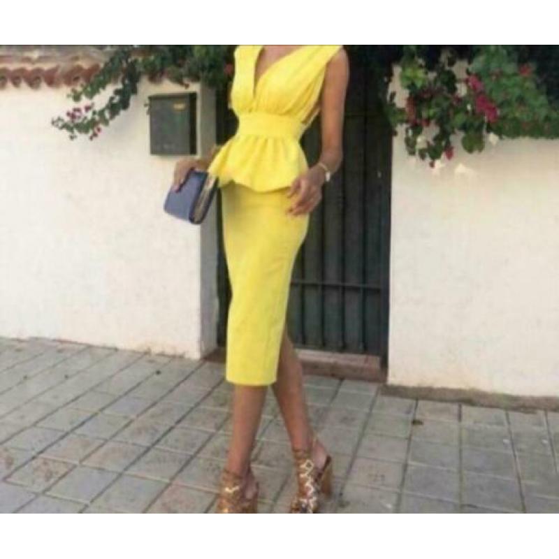 Peplum jurk