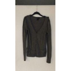 Mango vest grijs nieuw maat small
