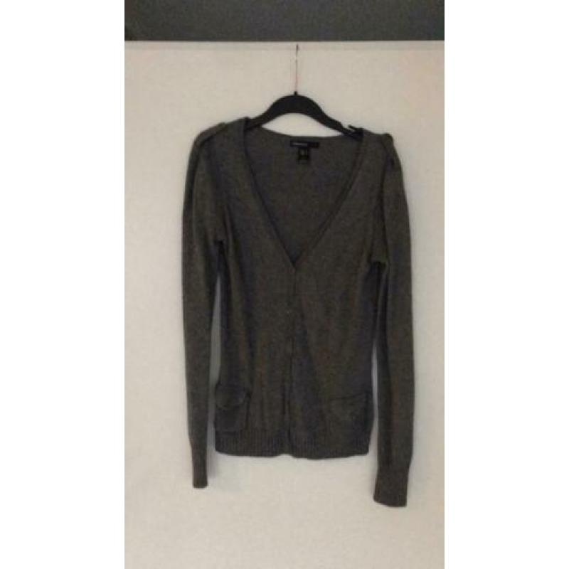 Mango vest grijs nieuw maat small