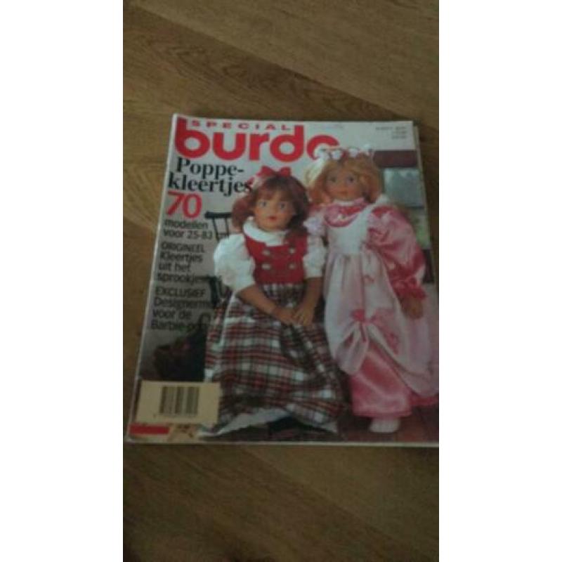 5x Burda poppenkleertjes