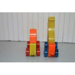 Vintage dierentrein circus trein rubber made in Germany
