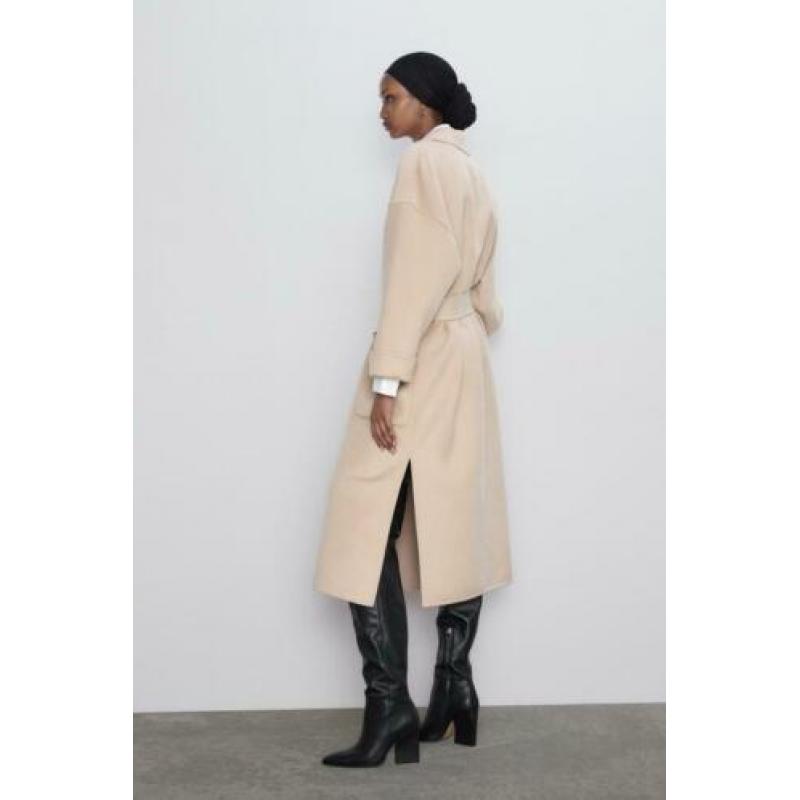 Zara mantel camel nieuw Zara jas camel kameel maat xl nieuw