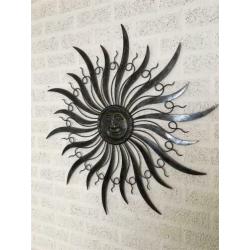Prachtig mooi decoratief-wandornament,de zon-decoratie