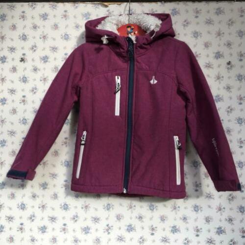 Bjornson softshell paars teddy gevoerd jasje jas 110 116