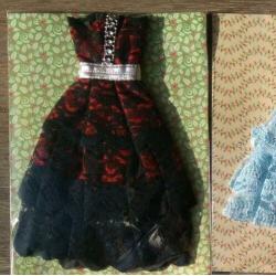 Jurken, kleding voor Barbiepop. Handwerk, handgemaakt