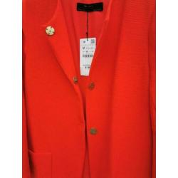 ZARA jas met klokmouwen mt. M