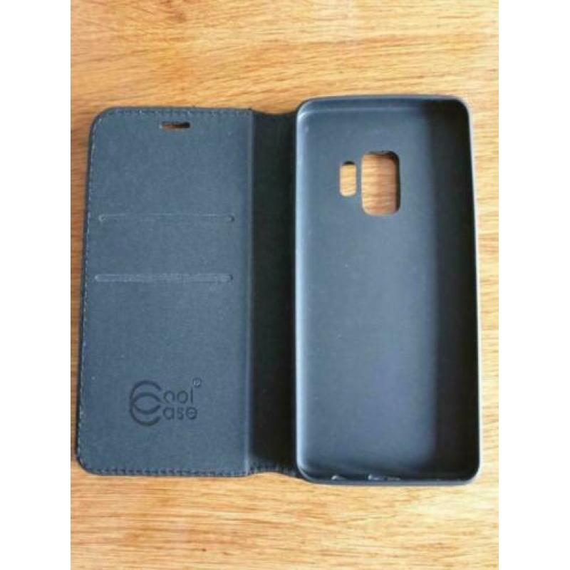 Z.G.A.N. Samsung S9 bookcase, hoesje zwart magneet sluiting
