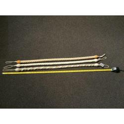 Gevlochten ronde kabel embrasse NIEUW - ca 1m lang (2)