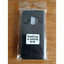 Z.G.A.N. Samsung S9 bookcase, hoesje zwart magneet sluiting