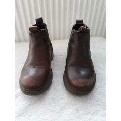 Bruin jongens leren laarsjes van Zara footware maat 27