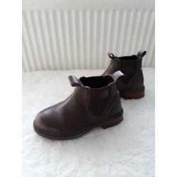 Bruin jongens leren laarsjes van Zara footware maat 27