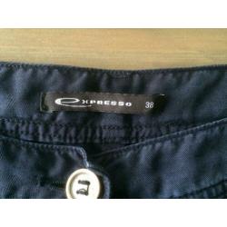 Expresso blauwe baggy broek maat 38